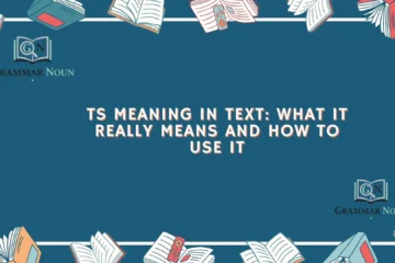 TS Meaning in Text: What It Really Means and How to Use It