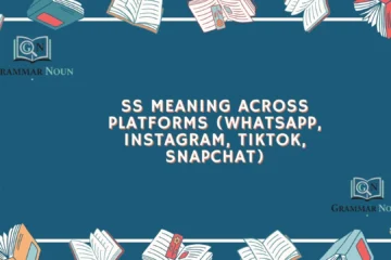 SS Meaning Across Platforms (WhatsApp, Instagram, TikTok, Snapchat)