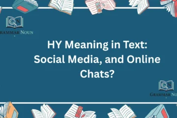 HY Meaning in Text: Social Media, and Online Chats?